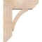 Ekena Millwork Thorton Slat Smooth Bracket w/ Offset Brace, Douglas Fir, 7 1/2"W x 22"D x 26"H BKT0806X22X26THR06SDF - alternate 2